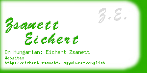 zsanett eichert business card